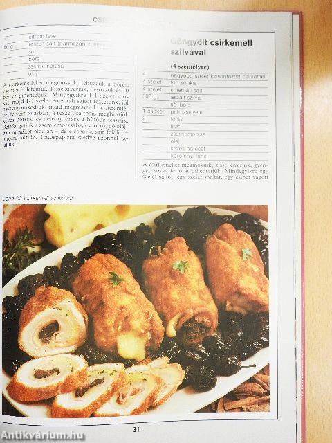 99 szárnyasétel 33 színes ételfotóval