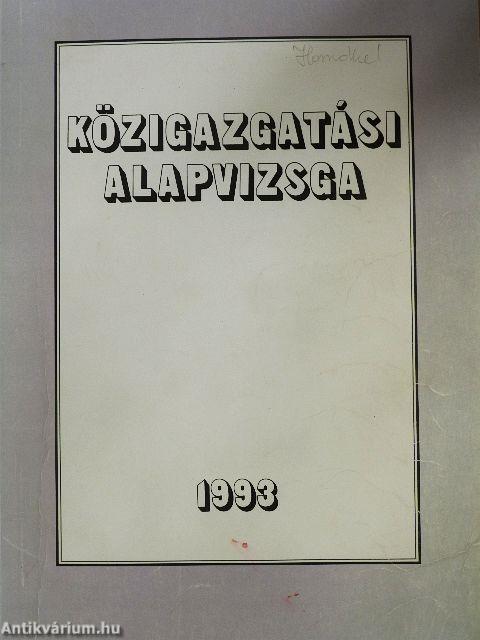 Közigazgatási alapvizsga