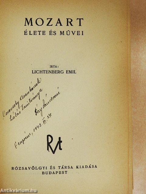 Mozart élete és művei