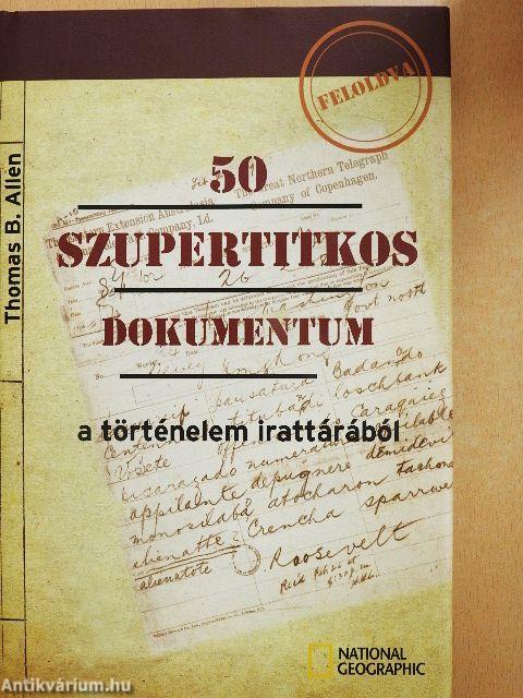 50 szupertitkos dokumentum