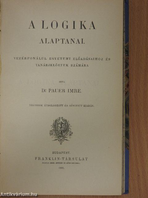 A lélektan alaptanai/A logika alaptanai