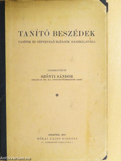 Tanító beszédek