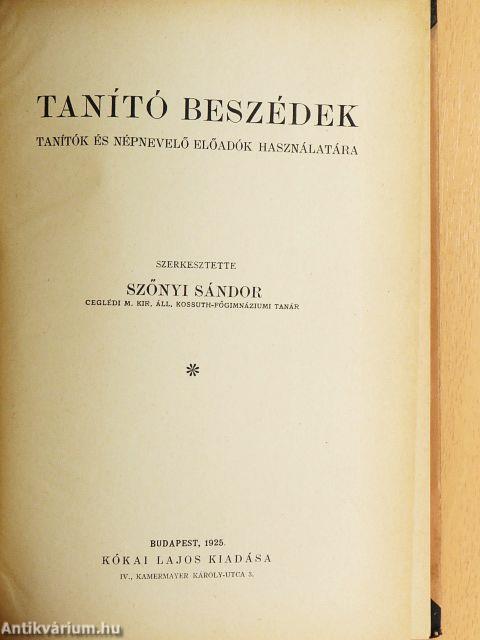 Tanító beszédek