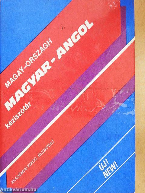 Magyar-angol kéziszótár