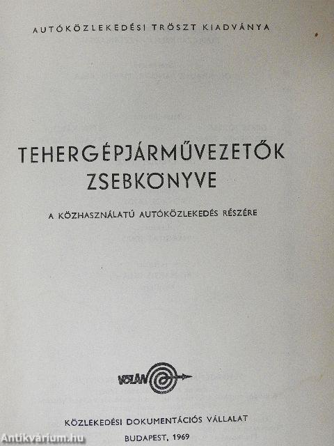 Tehergépjárművezetők zsebkönyve