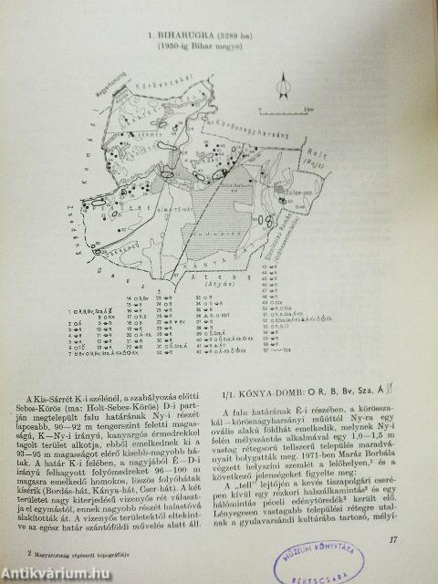 Békés megye régészeti topográfiája - A szeghalmi járás IV/1.