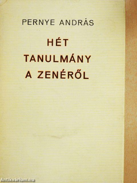 Hét tanulmány a zenéről