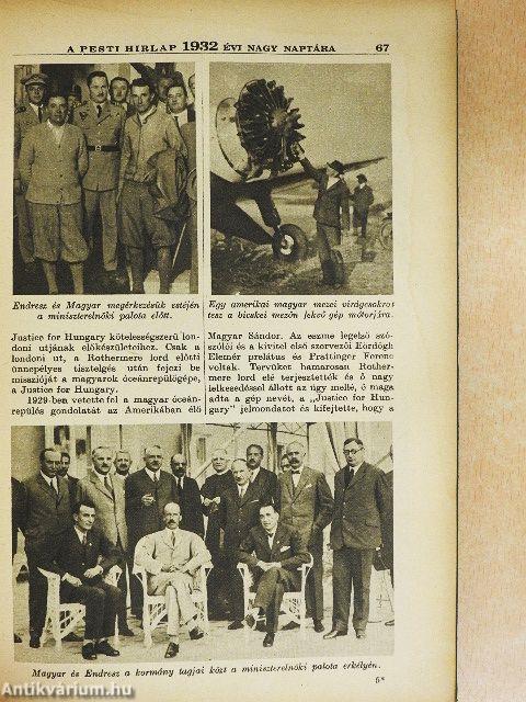 A Pesti Hirlap Nagy Naptára 1932.