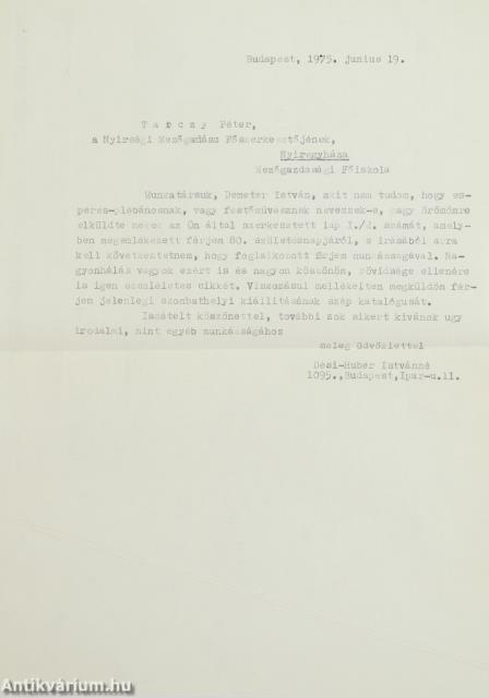 Nyírségi Mezőgazdász I./1. (dedikált példány)