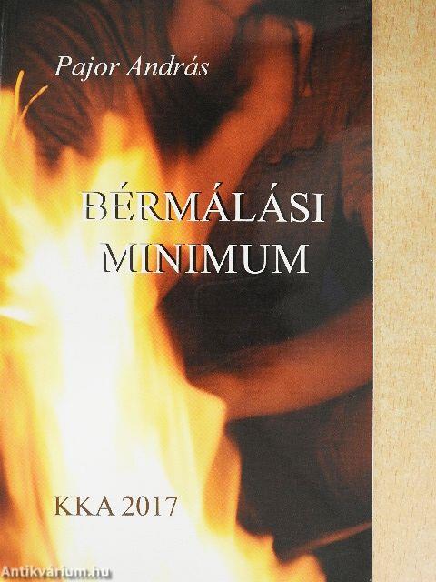 Bérmálási minimum
