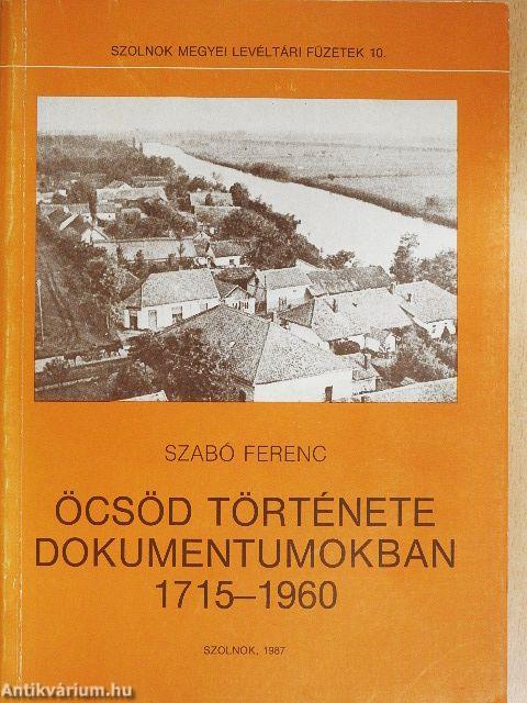 Öcsöd története dokumentumokban