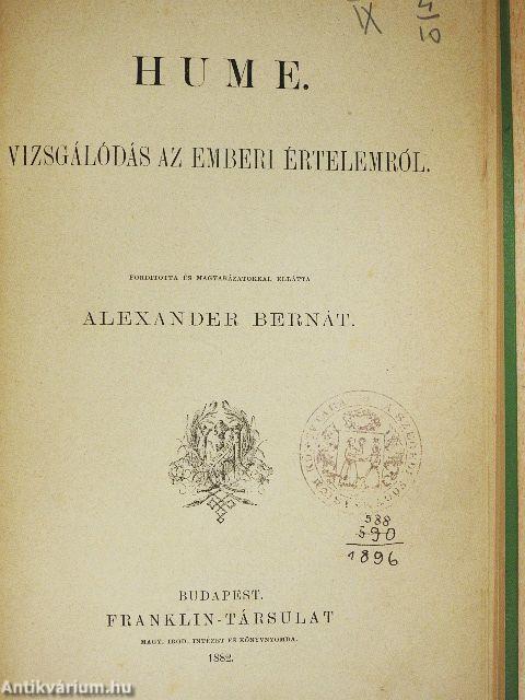 Vizsgálódás az emberi értelemről