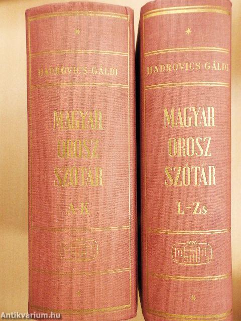 Magyar-orosz szótár I-II.