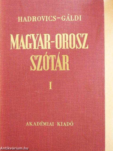 Magyar-orosz szótár I-II.