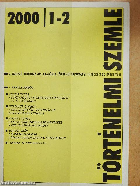 Történelmi Szemle 2000/1-2.