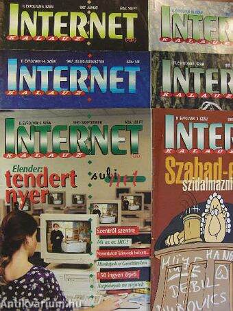 Internet Kalauz 1997-1998. (vegyes számok) (6 db)