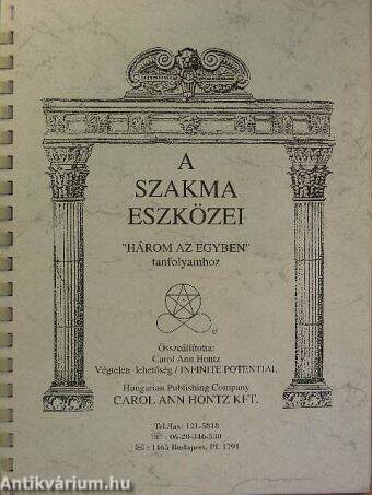 A szakma eszközei