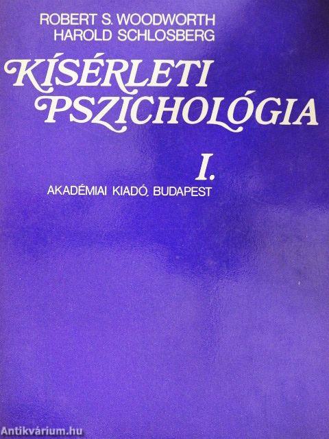 Kísérleti pszichológia I-II.