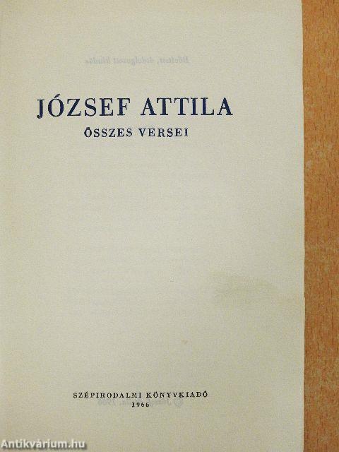 József Attila összes versei