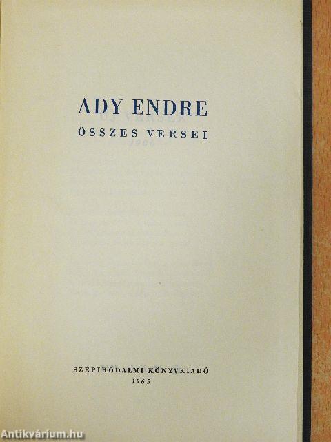 Ady Endre összes versei I-II.