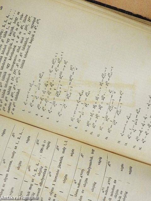 Tiz tizedesjegyre számitott kamatos-kamat-, betét-, járadék- és törlesztési táblák I-II.