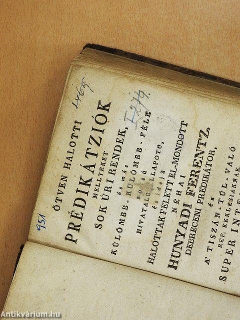 Ötven halotti prédikátziók II.