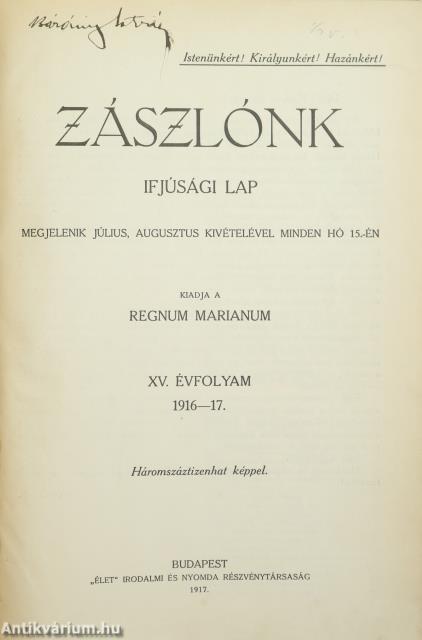 Zászlónk 1916-17.