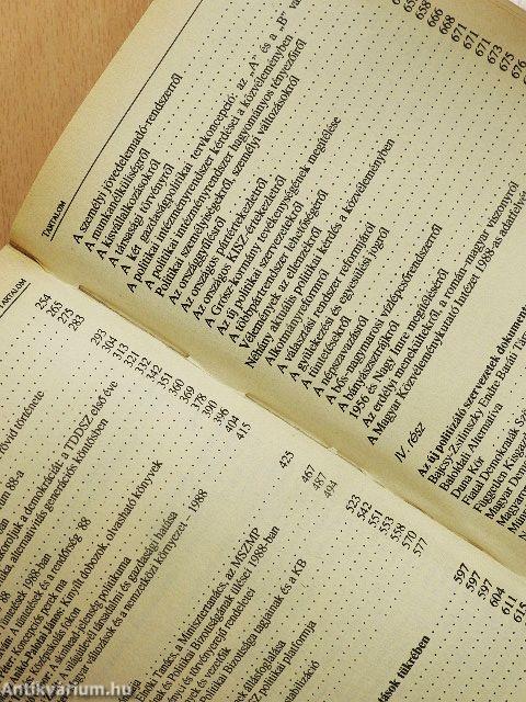 Magyarország politikai évkönyve 1988