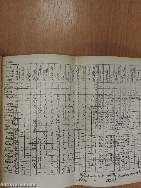 Vas vármegye jobbágygazdálkodása az 1828. évi összeirás alapján