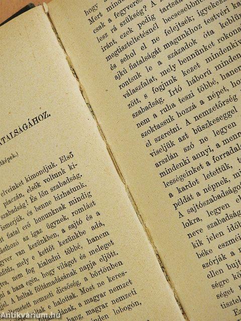 Forradalom alatt irt művek