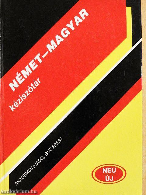 Német-magyar kéziszótár