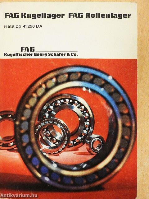 FAG Kugellager, FAG Rollenlager