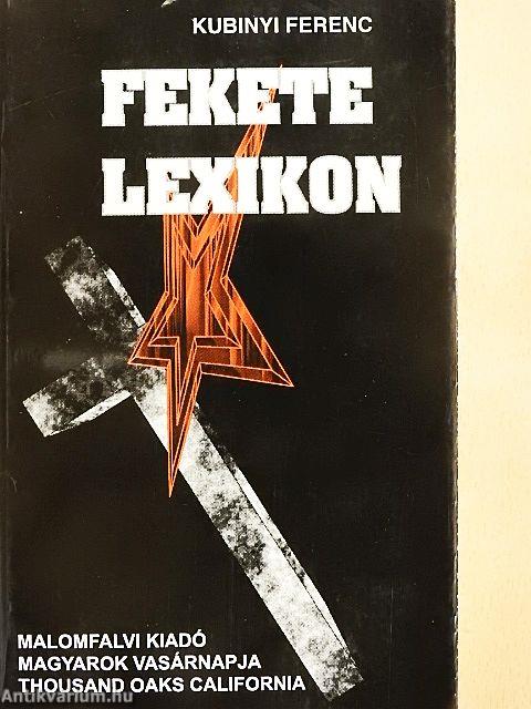Fekete lexikon I.