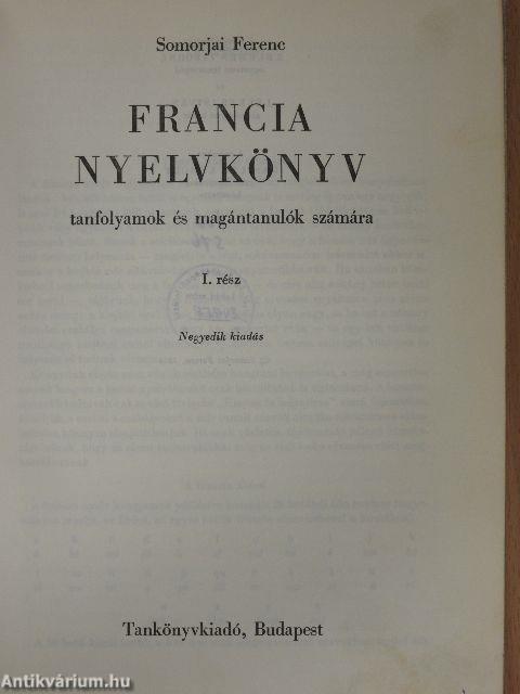 Francia nyelvkönyv kezdők számára I.