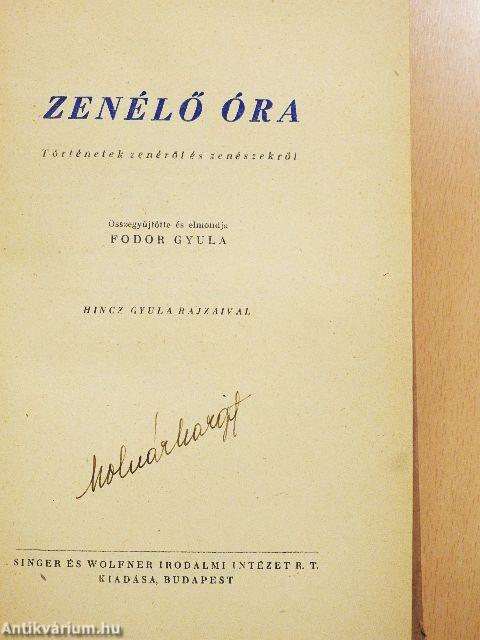 Zenélő óra