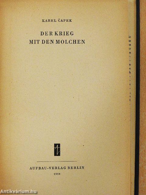 Der Krieg mit den Molchen