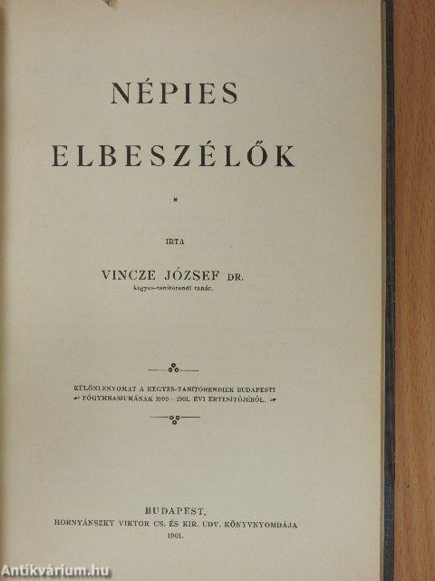 Irodalmi nevelés/Népies elbeszélők/Mikszáth munkái