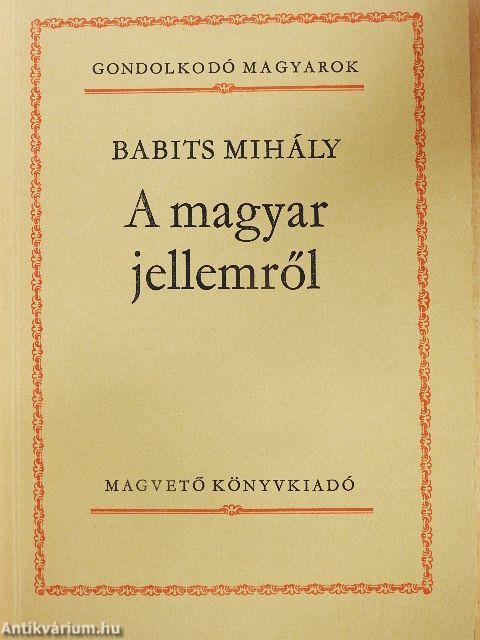 A magyar jellemről