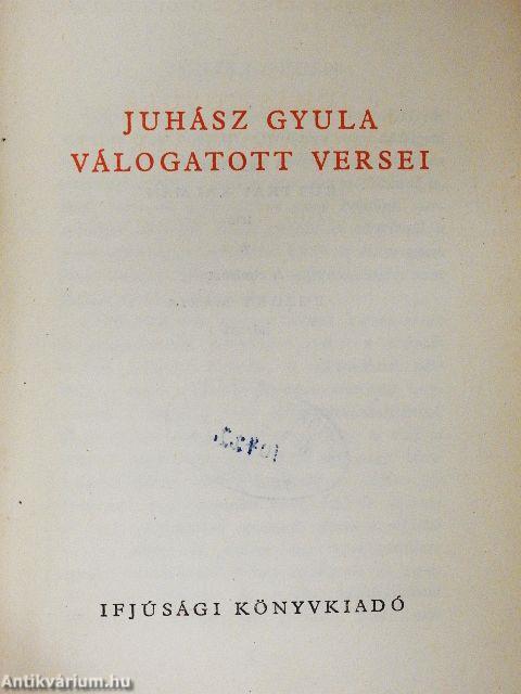 Juhász Gyula válogatott versei