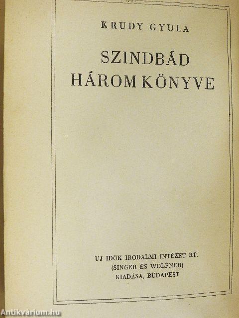 Szindbád három könyve