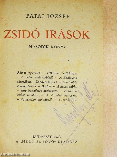 Zsidó irások II-III.
