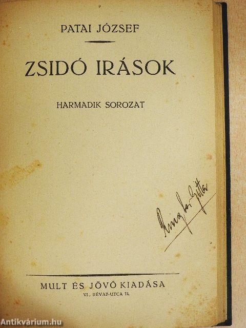 Zsidó irások II-III.