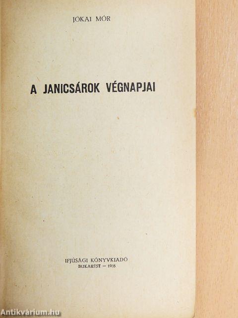 A janicsárok végnapjai