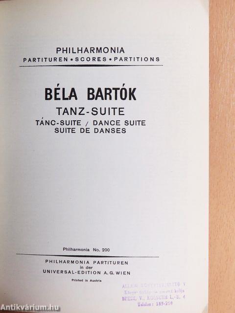 Tanz-suite/Tánc-suite/Dance Suite/Suite de dances