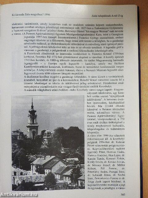 Ki kicsoda Zala megyében?