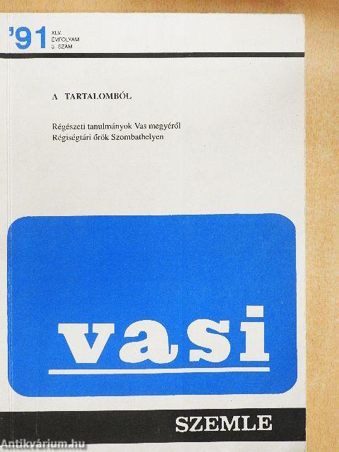 Vasi Szemle 1991/3.
