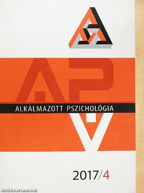 Alkalmazott pszichológia 2017/4.