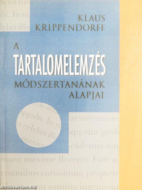 A tartalomelemzés módszertanának alapjai