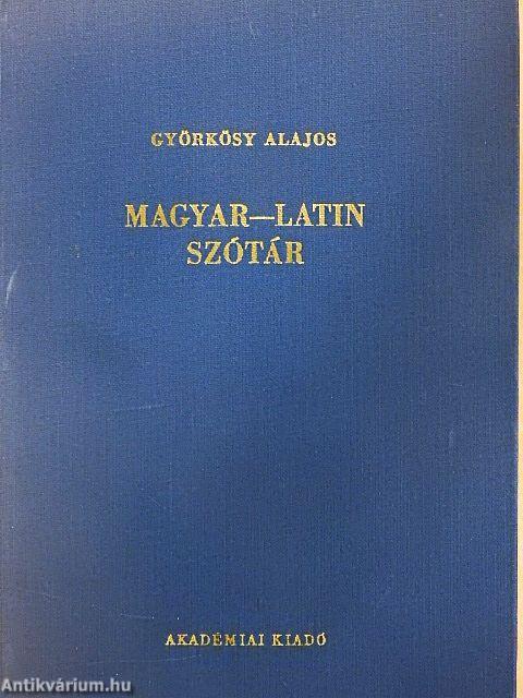 Magyar-latin szótár