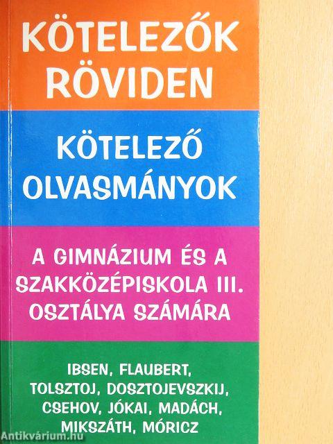 Kötelező olvasmányok